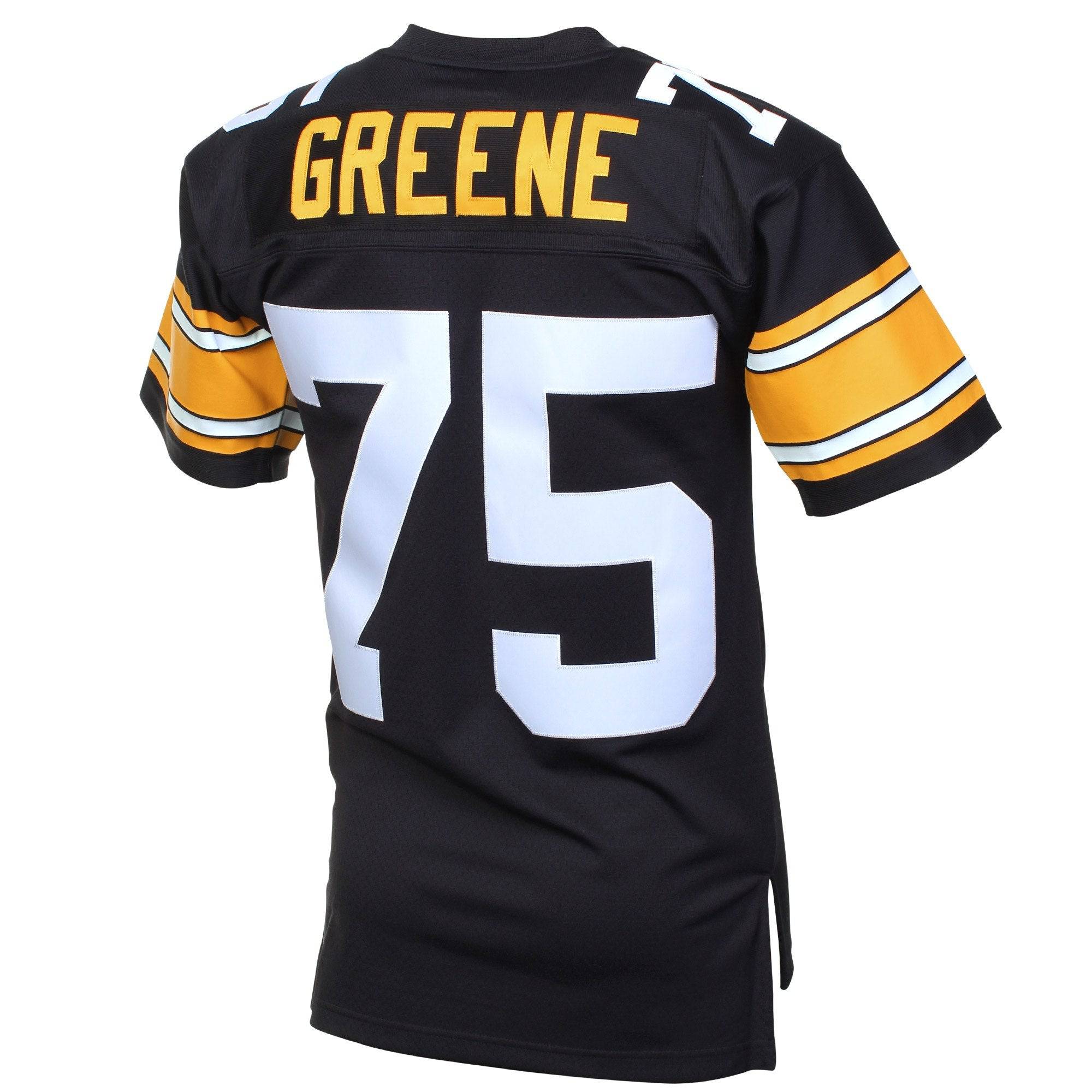 Mens Pittsburgh Steelers Joe Greene Mitchell & Ness Black Retired Legacy Jersey