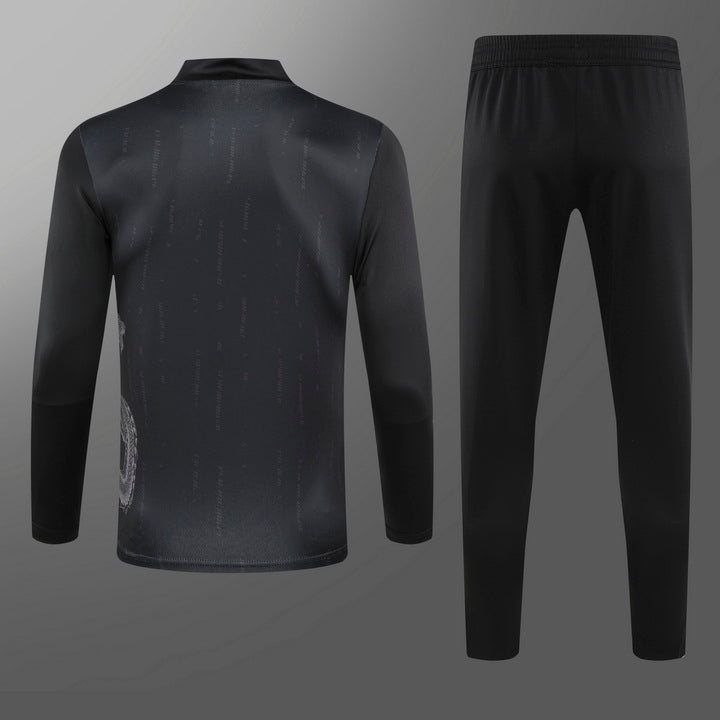 Real Madrid Tracksuit - Black Dragon