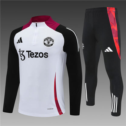 Manchester United  white Tracksuit 24/25