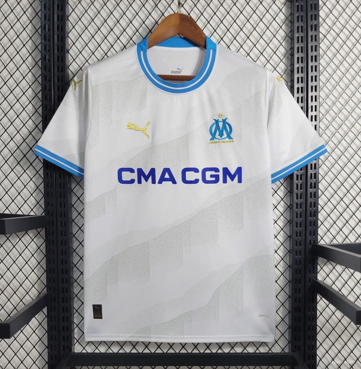 Olympique de Marseille Heimtrikot 23-24 – Fanversion