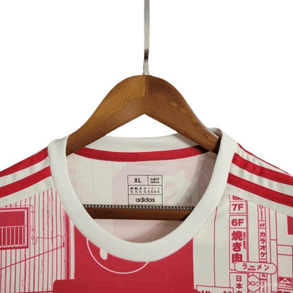 2023 Japan Weiß Rot Tokyo Special Edition Trikot - Fanversion