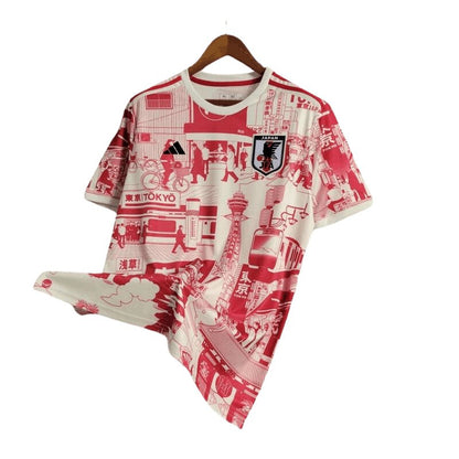 2023 Japan Weiß Rot Tokyo Special Edition Trikot - Fanversion