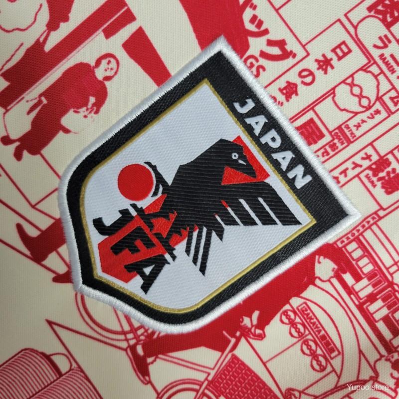 2023 Japan Weiß Rot Tokyo Special Edition Trikot - Fanversion