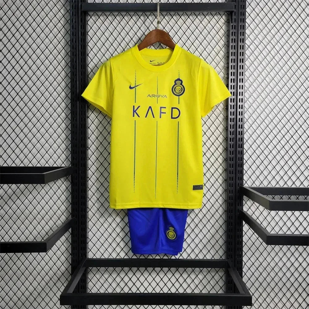 2023/2024  Al-Nassr Home Football  set ( jersey+Shorts )