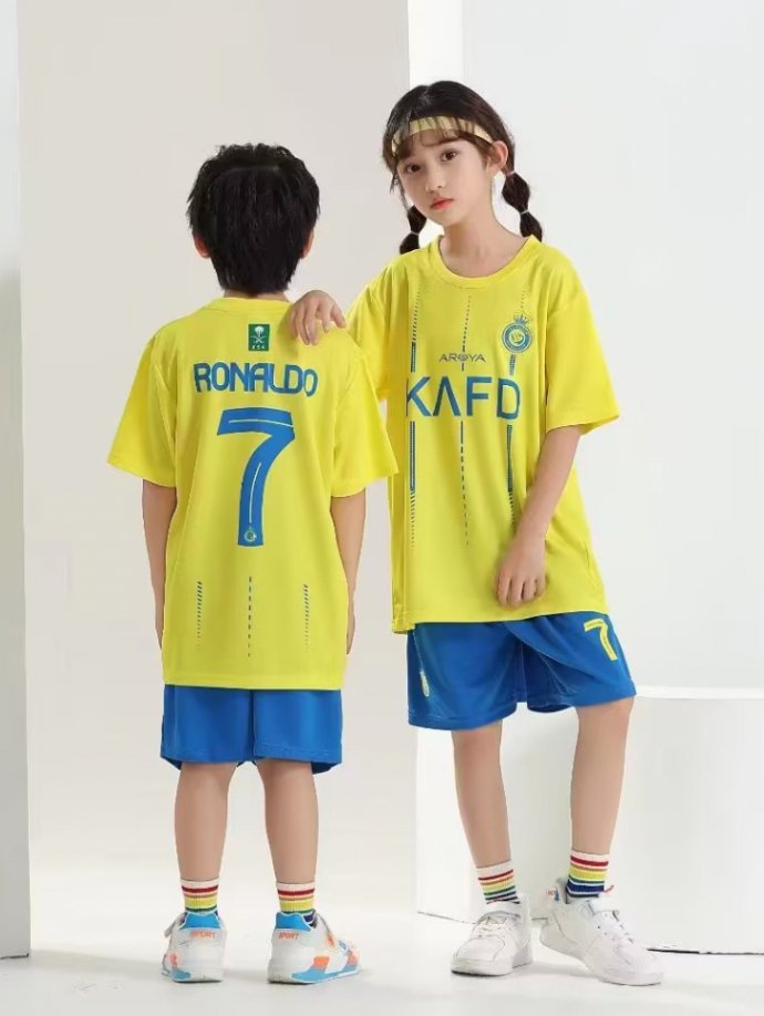 2023/2024  Al-Nassr Home Football  set ( jersey+Shorts )