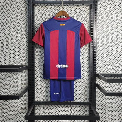 2023/2024 Barcelona Heim-Fußballset (Trikot + Shorts)