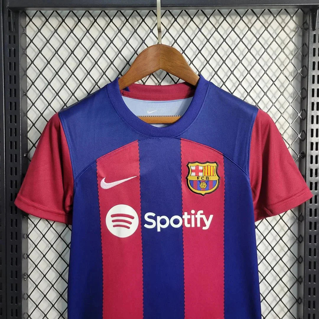 2023/2024 Barcelona Heim-Fußballset (Trikot + Shorts)