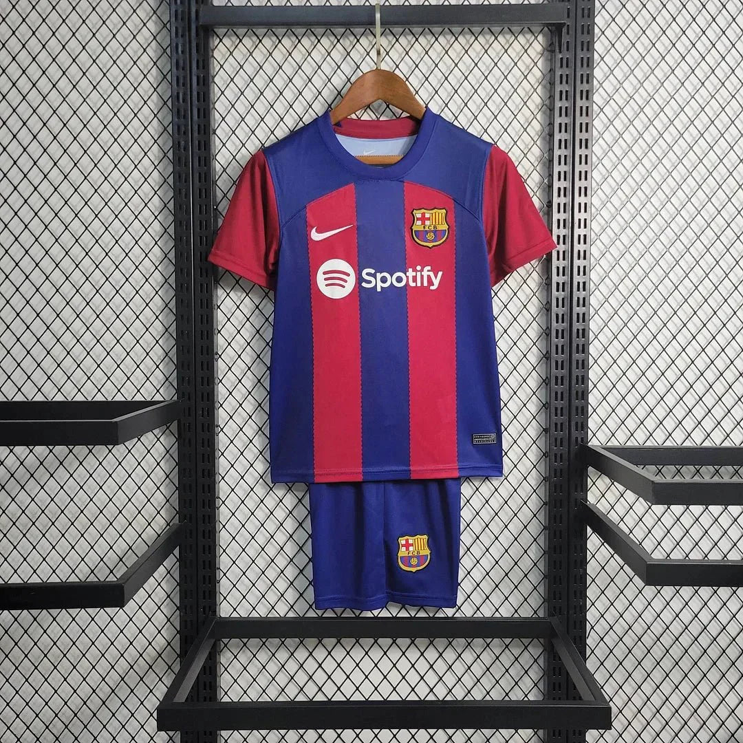 2023/2024 Barcelona Heim-Fußballset (Trikot + Shorts)