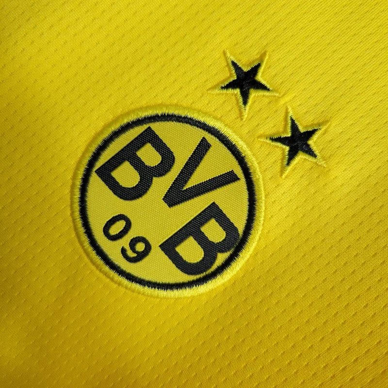 Dortmund-Heimset 2023/2024 (Trikot + Shorts) in Kindergröße