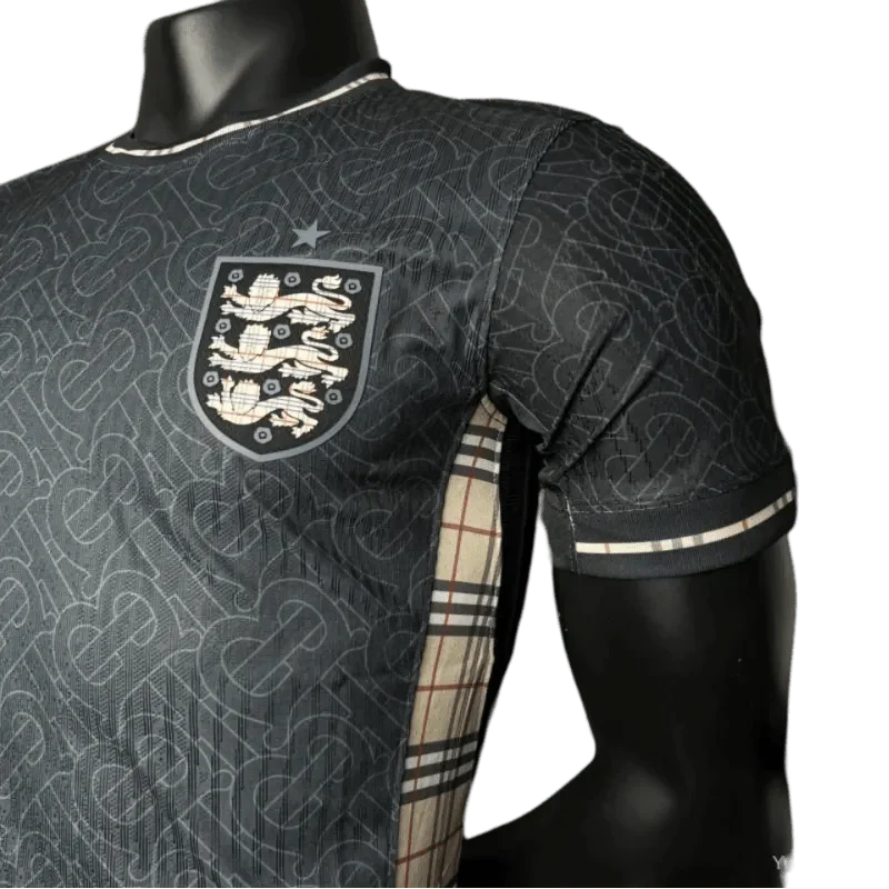 2024/2025 ENGLAND Euro Jordan x Burberry Black Special Edition kit – PLAYER VERSION