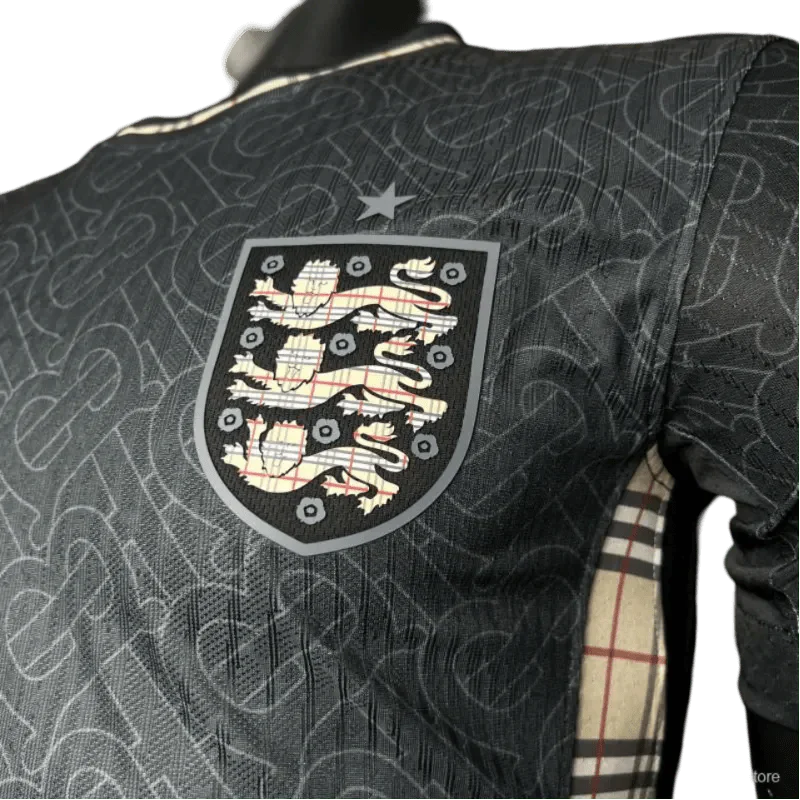 2024/2025 ENGLAND Euro Jordan x Burberry Black Special Edition kit – PLAYER VERSION