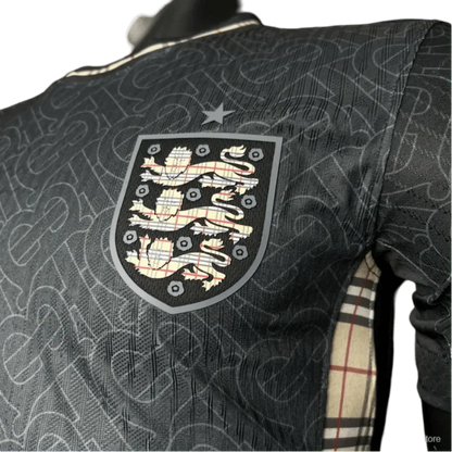 2024/2025 ENGLAND Euro Jordan x Burberry Black Special Edition kit – PLAYER VERSION