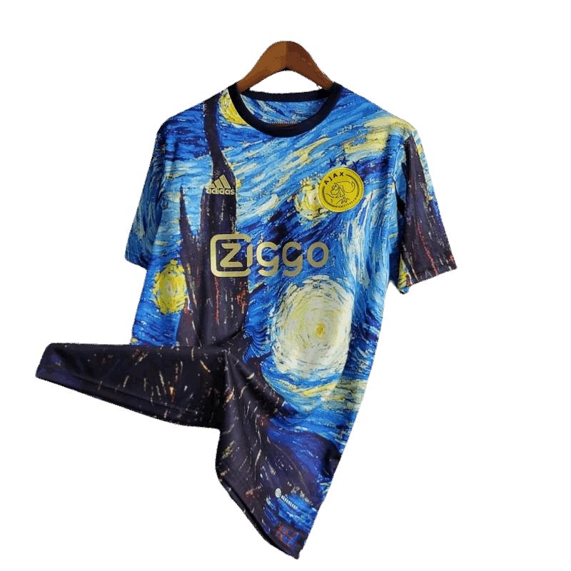 23/24 AJAX x Vincent Van Gogh Oil Painting Starry Night Special Edition kit- Fan version