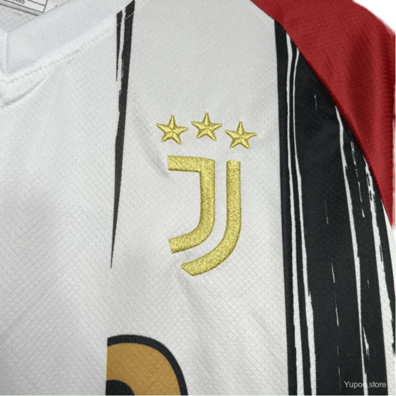 23/24 Juventus Weiß-Rot Spezialtrikot - Fan-Version | 365djerseys Store