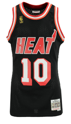 Miami Heat Tim Hardaway Mitchell &amp; Ness NBA Mens Hardwood Classic Swingman Jersey