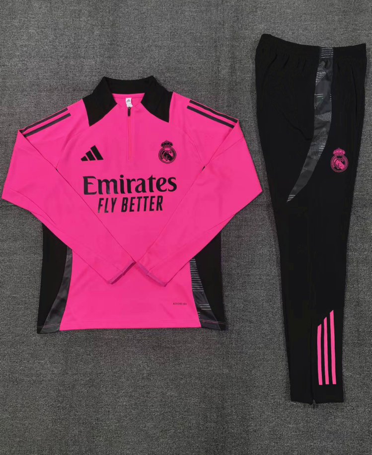 Real Madrid Tracksuit Pink