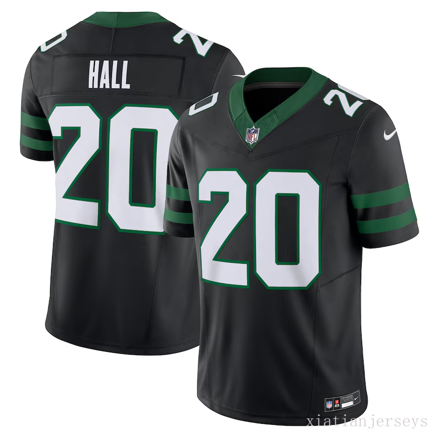 New York Jets 20 Black 3rd Generation Jersey NFL