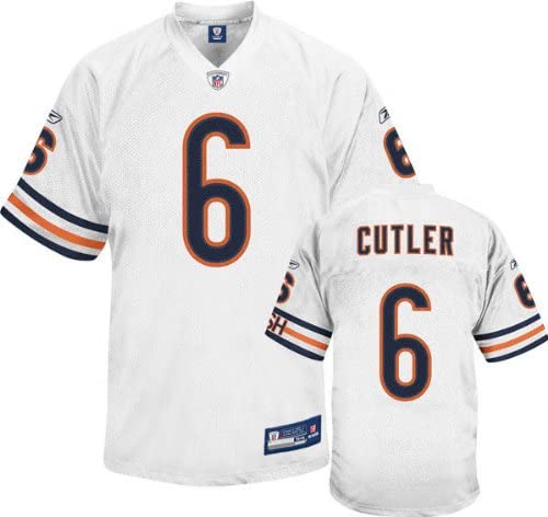 Jay Cutler White   Reebok Premier Jersey