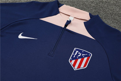 Atletico Madrid 23-24 Royal Blue Tracksuit (half-zip)