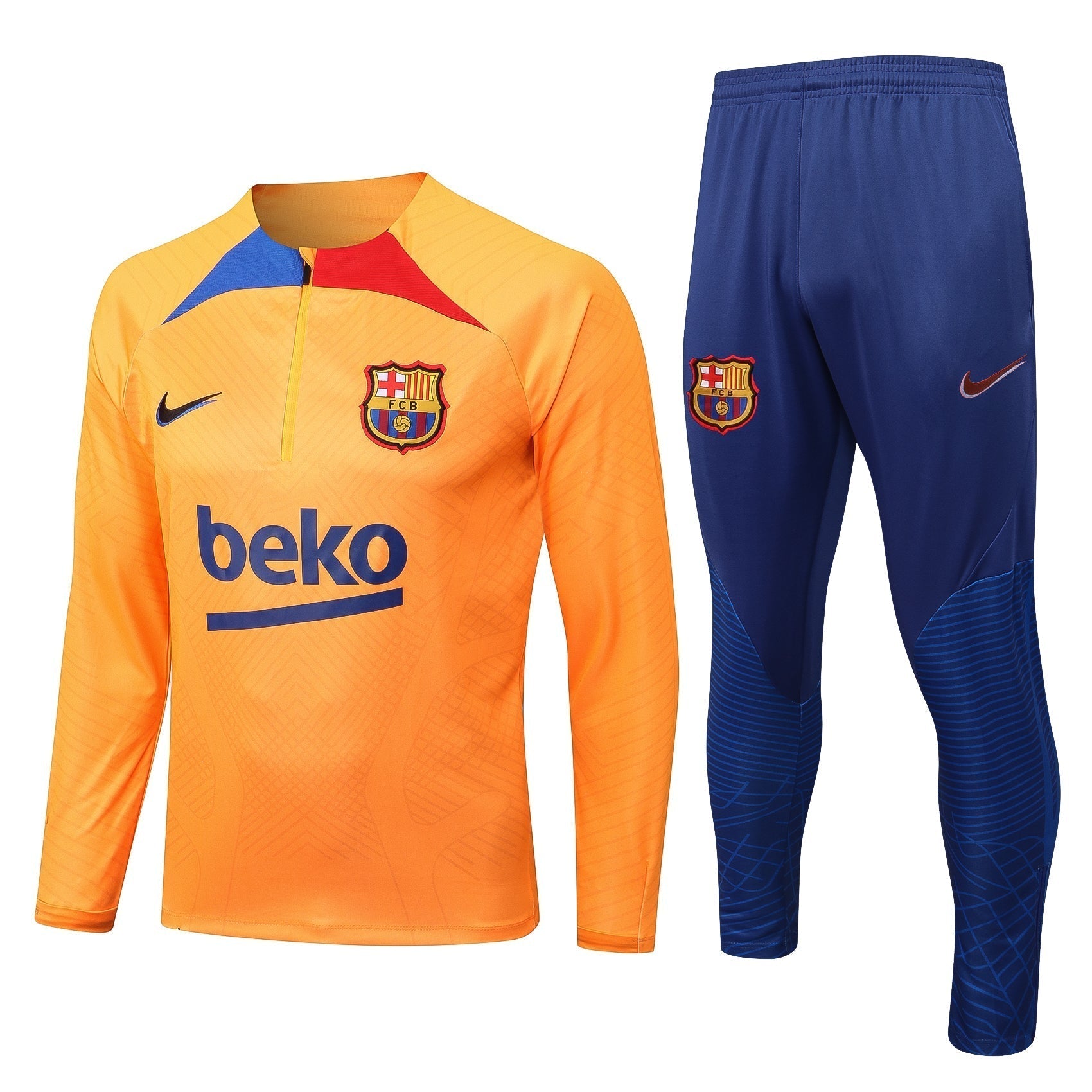 Barcelona 22-23 orange Tracksuit