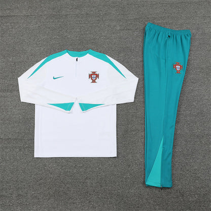 Portugal Tracksuit - White &amp; Green