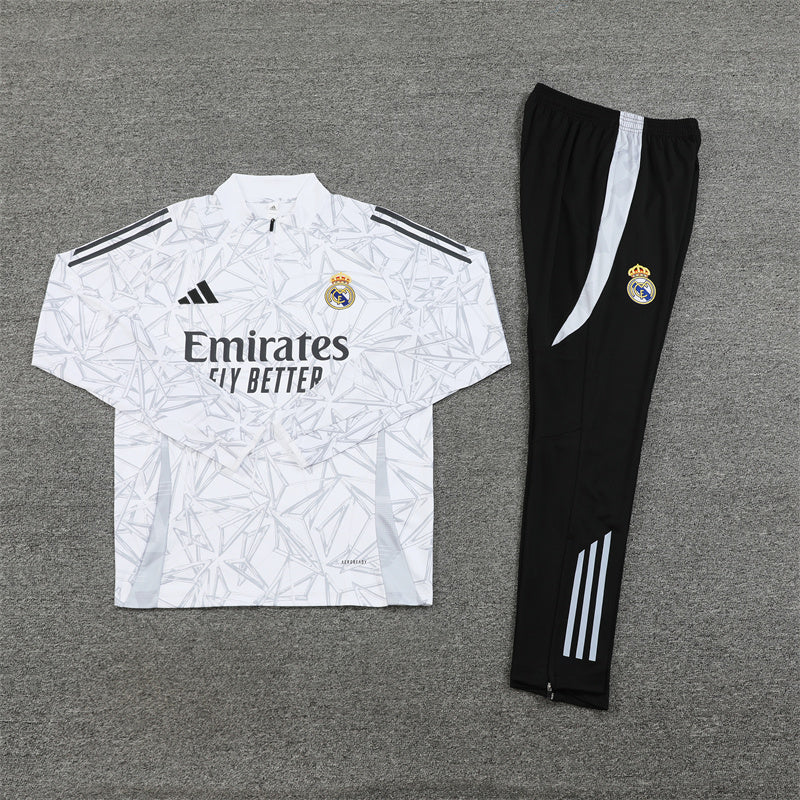 Real Madrid Tracksuit  White