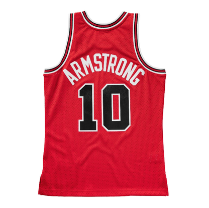 Mens Chicago Bulls B.J. Armstrong Mitchell &amp; Ness Red 1990-91 Hardwood Classics Swingman Jersey