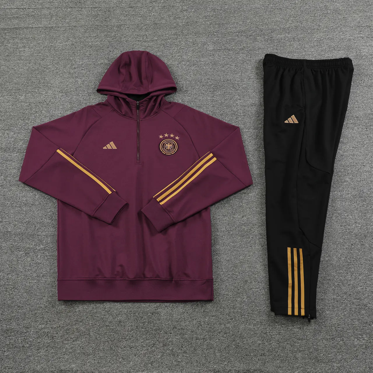 Germany 23-24 Red Tracksuit Hoodie