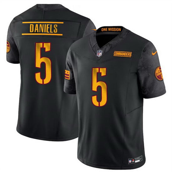 Washington Commanders 5 Black Commanders Jersey NFL