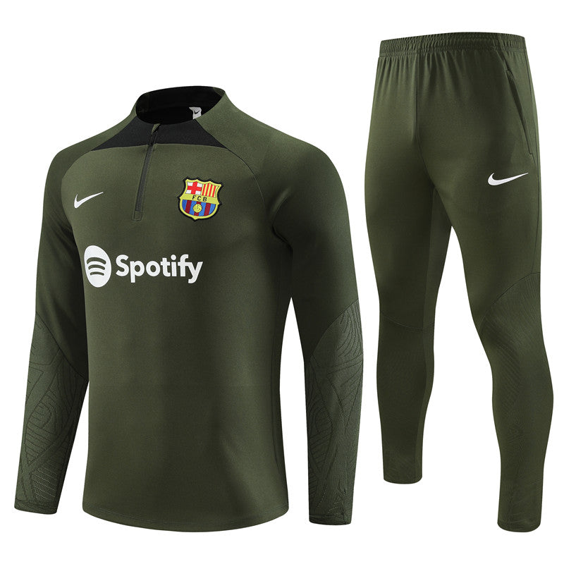 Barcelona 23-24 Army Green Tracksuit