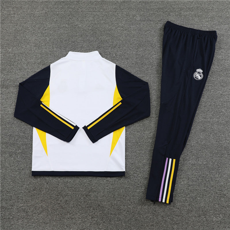 Real Madrid Tracksuit (White) - Kids