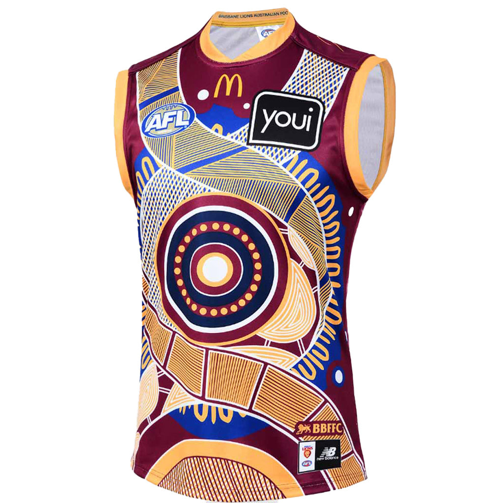 Brisbane Lions 2025 Indigenous Guernsey Adult