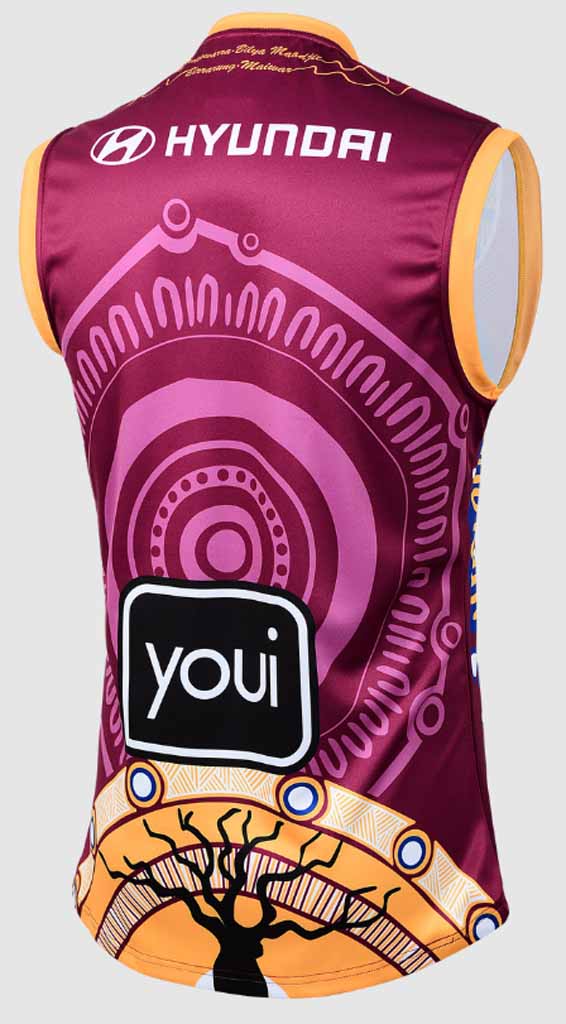 Brisbane Lions 2025 Indigenous Guernsey Adult