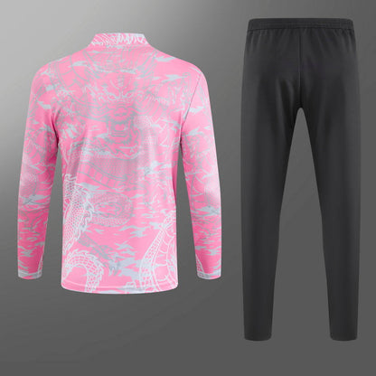 Real Madrid Tracksuit - Pink Dragon