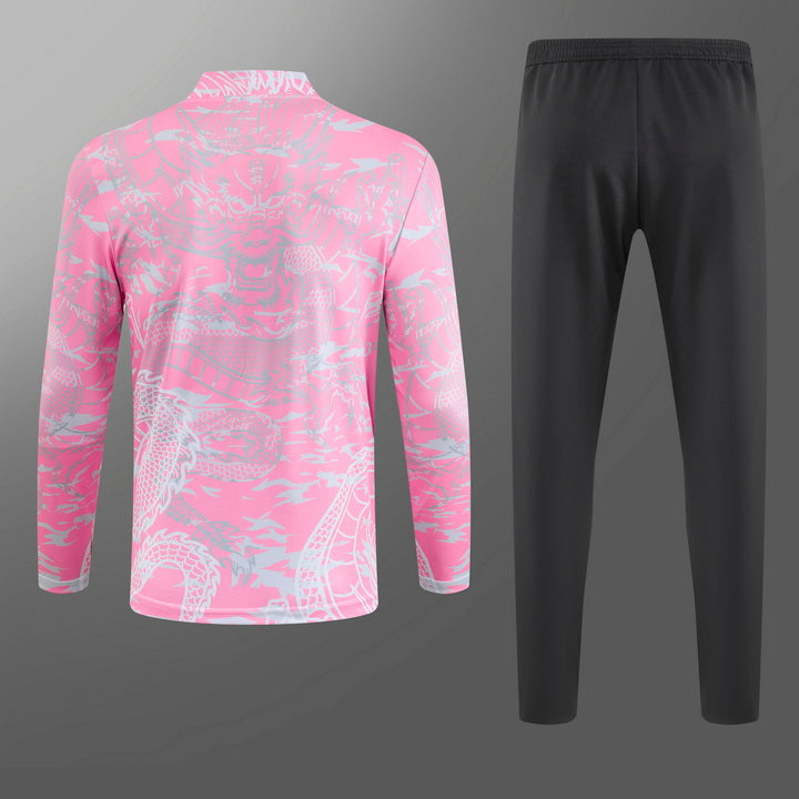 Real Madrid Tracksuit - Pink Dragon (Adults &amp; Kids)