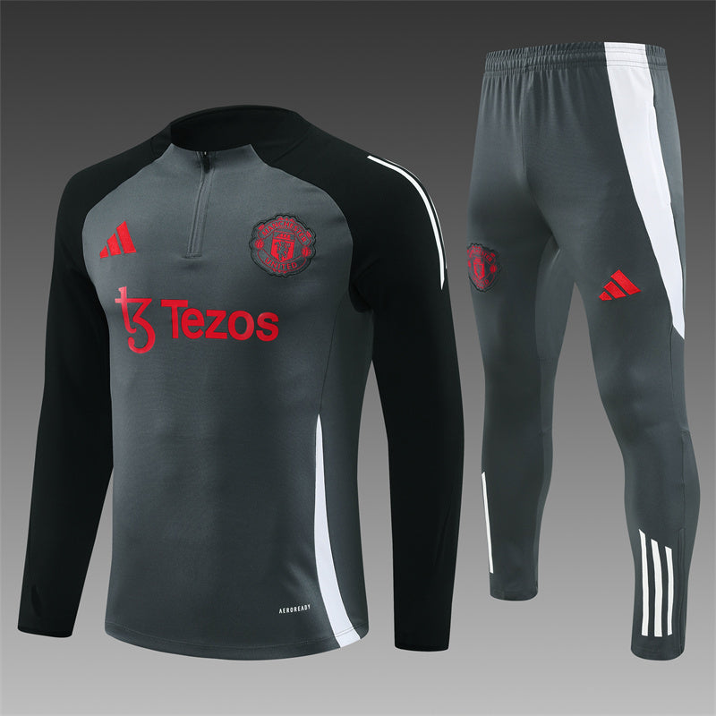 Manchester United grey Tracksuit 2024/2025