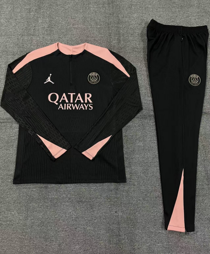 PSG Tracksuit - Black &amp; Pink 24/25