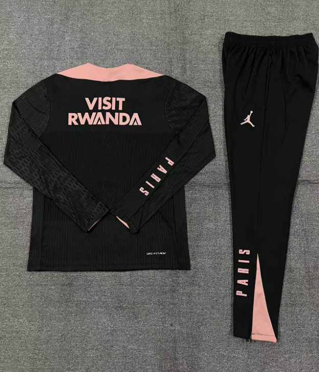 PSG Tracksuit - Black &amp; Pink 24/25