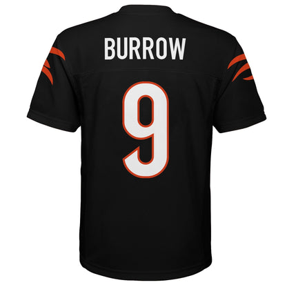 Joe Burrow Cincinnati Bengals Youth Mid Tier Player Jersey - Black