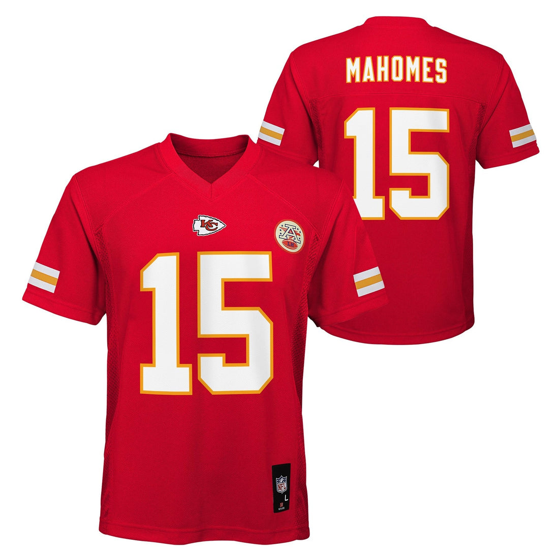 Youth Patrick Mahomes Kansas City Chiefs Red Mid Tier Player Jersey