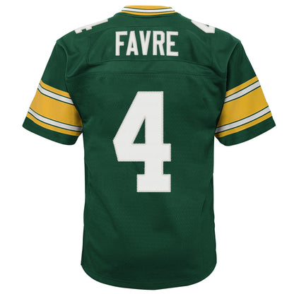 Youth Green Bay Packers Brett Favre 1996 Mitchell &amp; Ness Green Retired Player Vintage Jersey