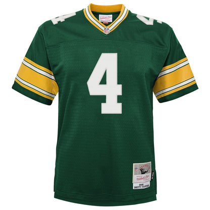 Youth Green Bay Packers Brett Favre 1996 Mitchell &amp; Ness Green Retired Player Vintage Jersey