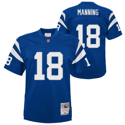 Youth Indianapolis Colts Peyton Manning 1998 Mitchell &amp; Ness Royal Blue Retired Player Vintage Jersey