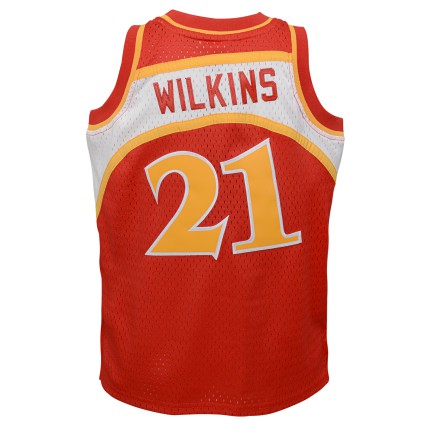 Youth Dominique Wilkins Atlanta Hawks Mitchell &amp; Ness Red 1986-87 Hardwood Classics Swingman Jersey