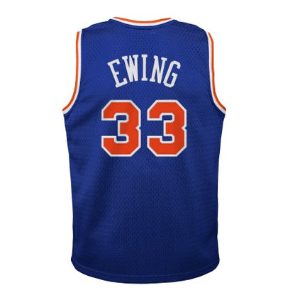 Youth New York Knicks Patrick Ewing Mitchell &amp; Ness Blue 1991-92 Hardwood Classics Swingman Jersey