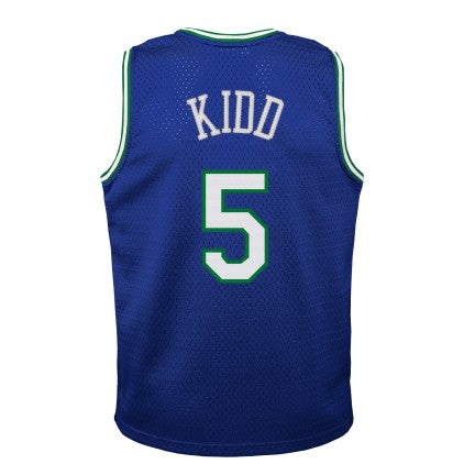 Youth Jason Kidd Dallas Mavericks Mitchell &amp; Ness Blue 1994-95 Hardwood Classics Swingman Jersey