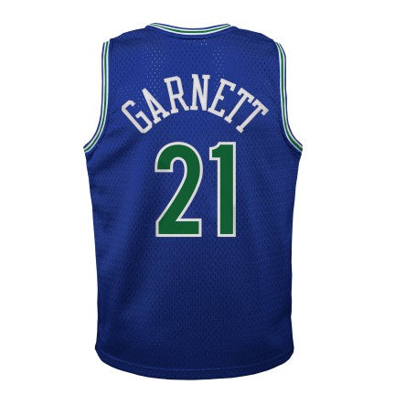 Youth Minnesota Timberwolves Kevin Garnett Mitchell &amp; Ness Blue 1995-96 Hardwood Classics Swingman Jersey