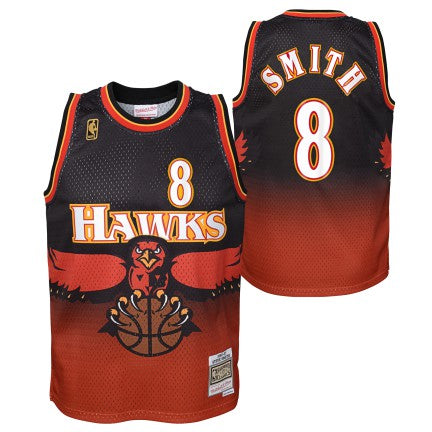 Youth Atlanta Hawks Steve Smith Mitchell &amp; Ness Black 1996-97 Hardwood Classics Swingman Jersey