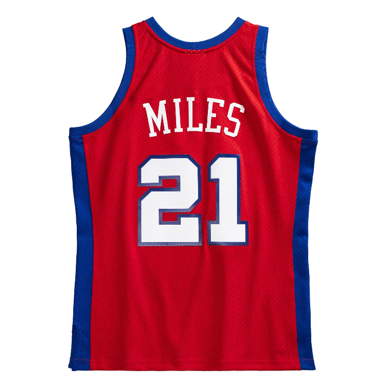 Men’s Darius Miles Los Angeles Clippers 2000-2001 Red Swingman Jersey By Mitchell &amp; Ness