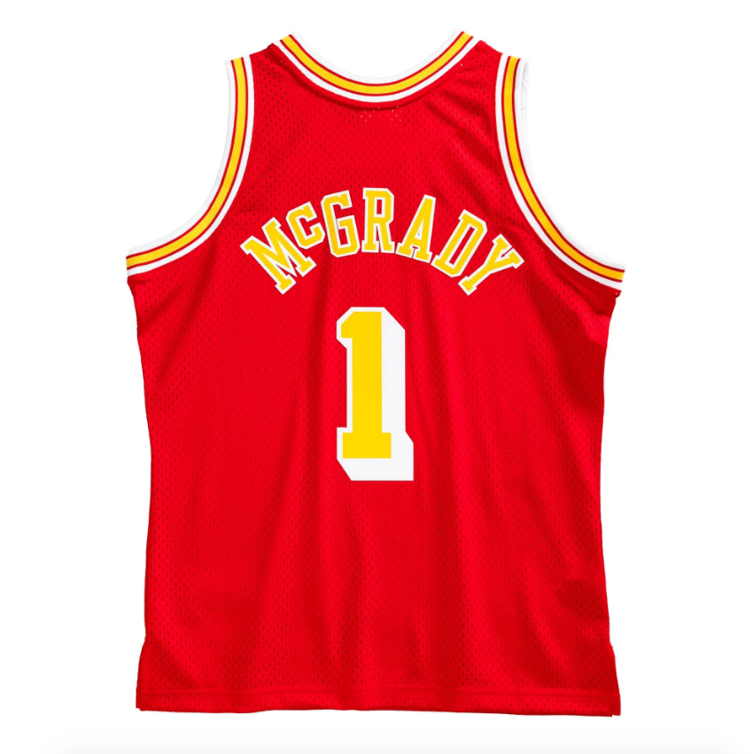 Men’s Tracy McGrady Houston Rockets 2004-05 Red Swingman Jersey By Mitchell &amp; Ness